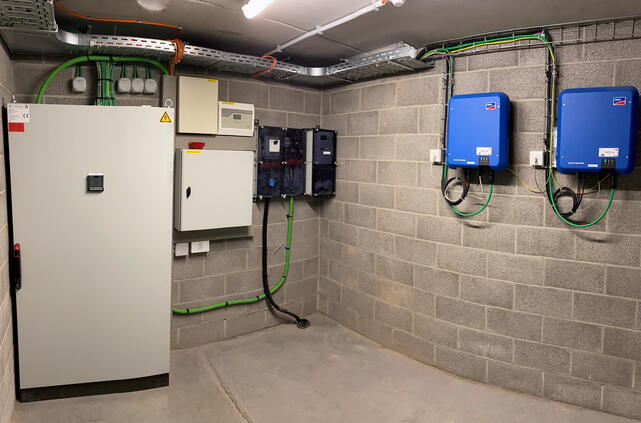 Zicht technische ruimte