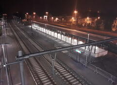 zicht op perronoverkapping