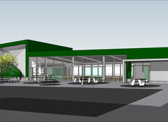 Aanzicht Polyvalente zaal