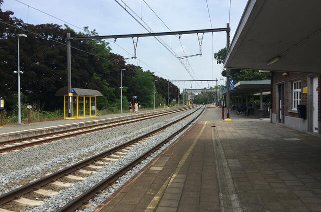 zicht op spoor