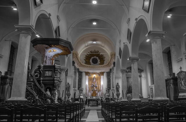 Algemeen zicht van de kerk