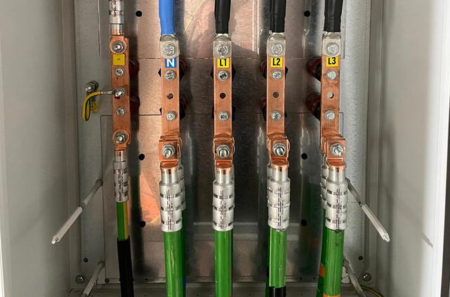 Aftakdoos alu 240 mm² kabels