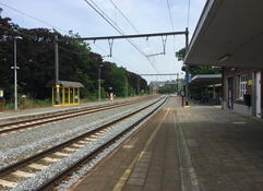 zicht op spoor