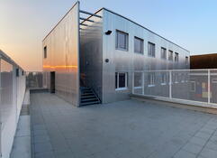 Achtergeven 1ste verdieping vanop terras