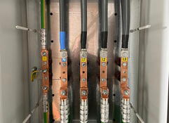 Aftakdoos alu 240 mm² kabels