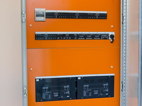 Zicht op verdeelbord